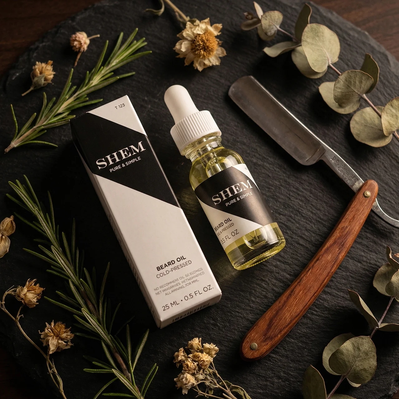 Cold-Pressed Beard Oil by Shem Naturals