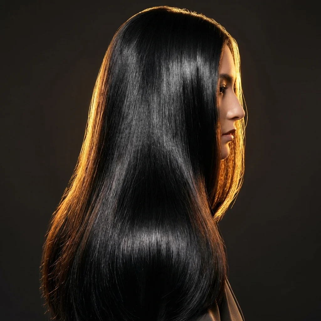 Straight and fine hair texture results with Shem Naturals