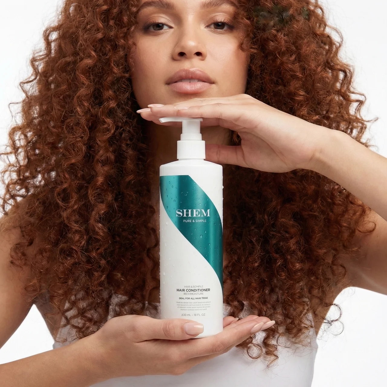 Curly and coily hair texture results with Shem Naturals